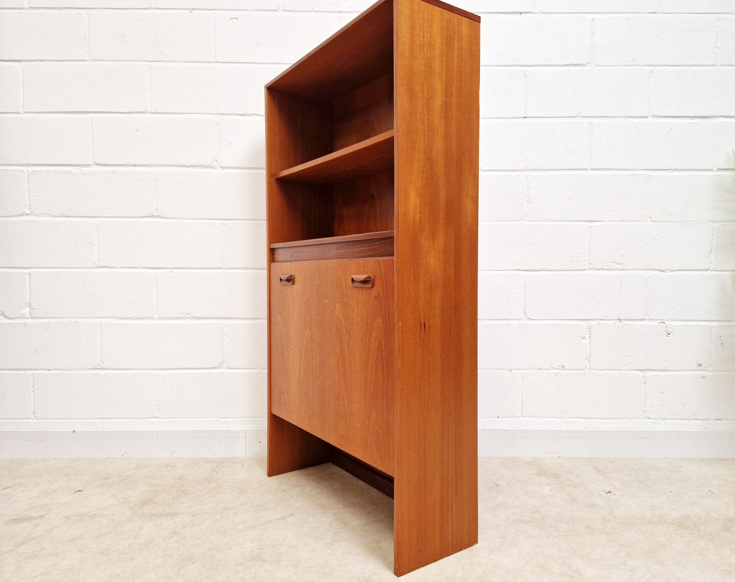 G Plan Fresco Vintage Mid Century Danish Design Bookcase Sideboard Drinks Cabinet Combination