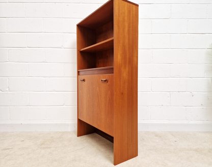 G Plan Fresco Vintage Mid Century Danish Design Bookcase Sideboard Drinks Cabinet Combination