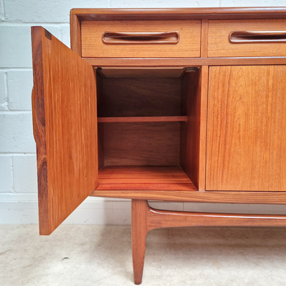 V.B Wilkins G Plan Fresco Pyramid Teak Vintage Danish Design Mid Century Sideboard Credenza