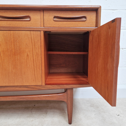 V.B Wilkins G Plan Fresco Pyramid Teak Vintage Danish Design Mid Century Sideboard Credenza