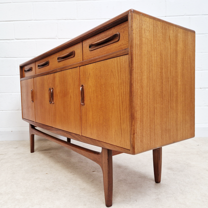 V.B Wilkins G Plan Fresco Pyramid Teak Vintage Danish Design Mid Century Sideboard Credenza