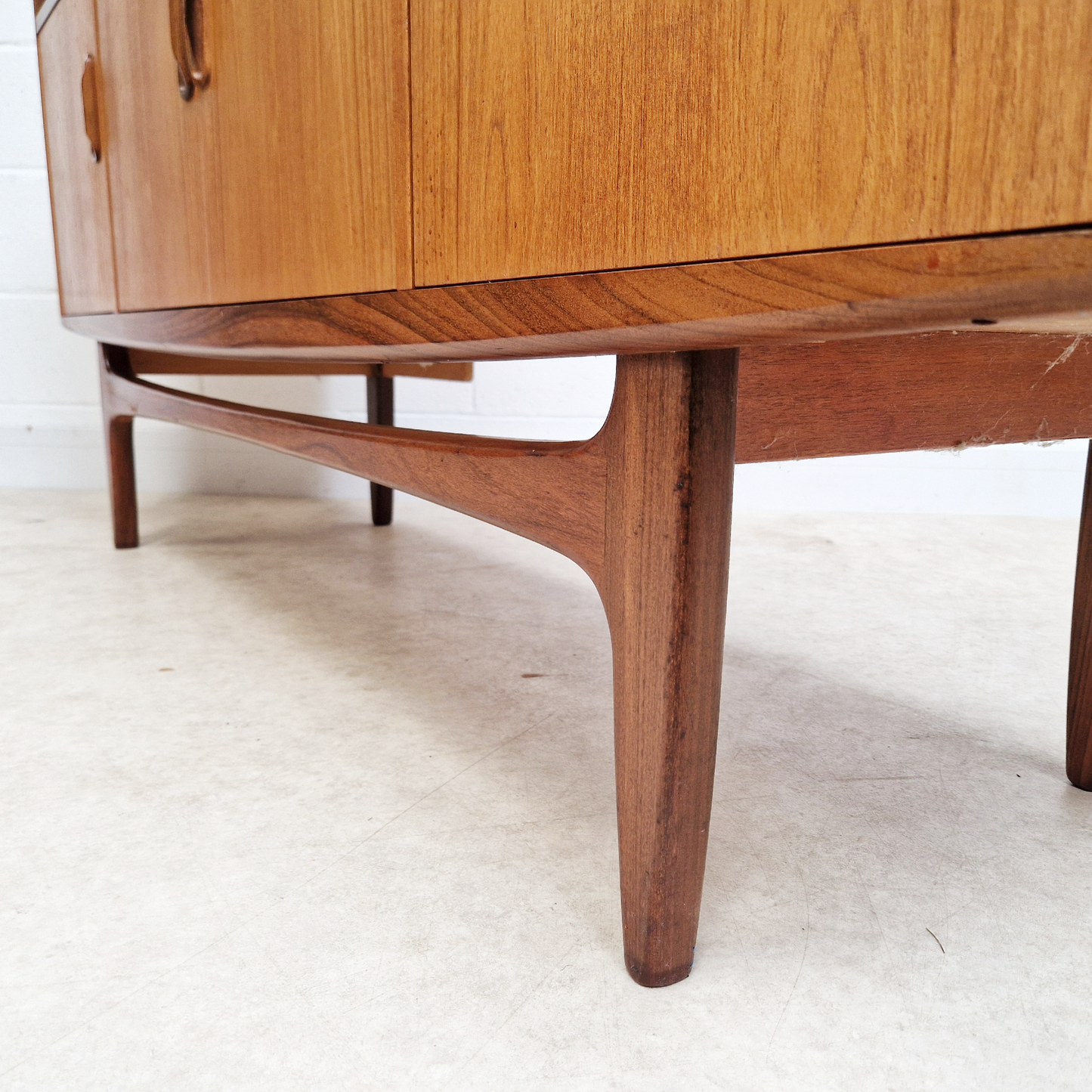 V.B Wilkins G Plan Fresco Pyramid Teak Vintage Danish Design Mid Century Sideboard Credenza