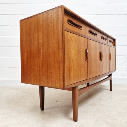 V.B Wilkins G Plan Fresco Pyramid Teak Vintage Danish Design Mid Century Sideboard Credenza