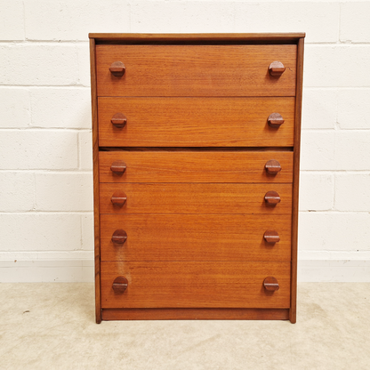 John & Silvia Read Stag Cantata Vintage Mid Century Danish Design Chest Drawers