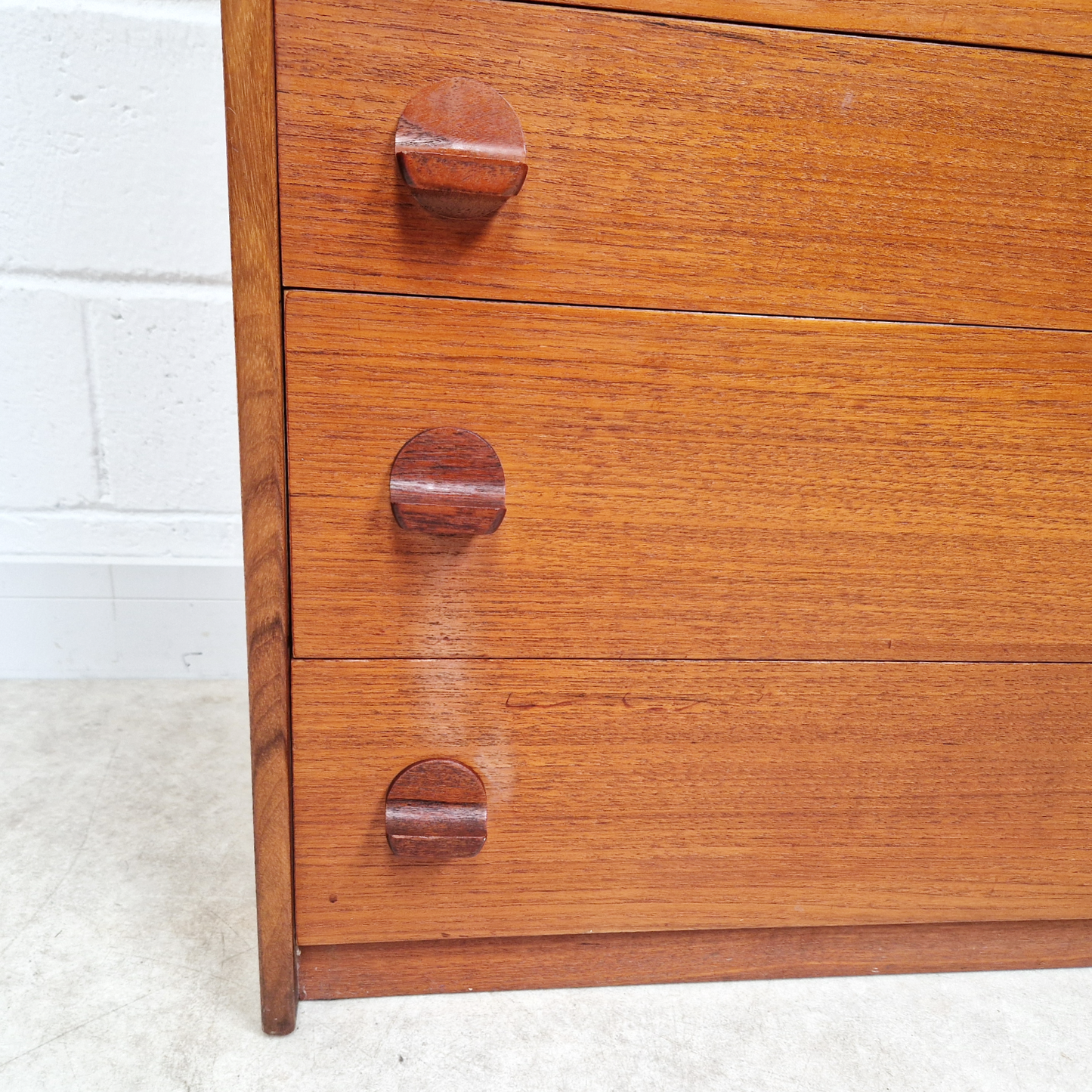 John & Silvia Read Stag Cantata Vintage Mid Century Danish Design Chest Drawers