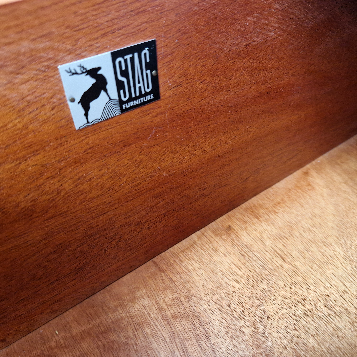 John & Silvia Read Stag Cantata Vintage Mid Century Danish Design Chest Drawers