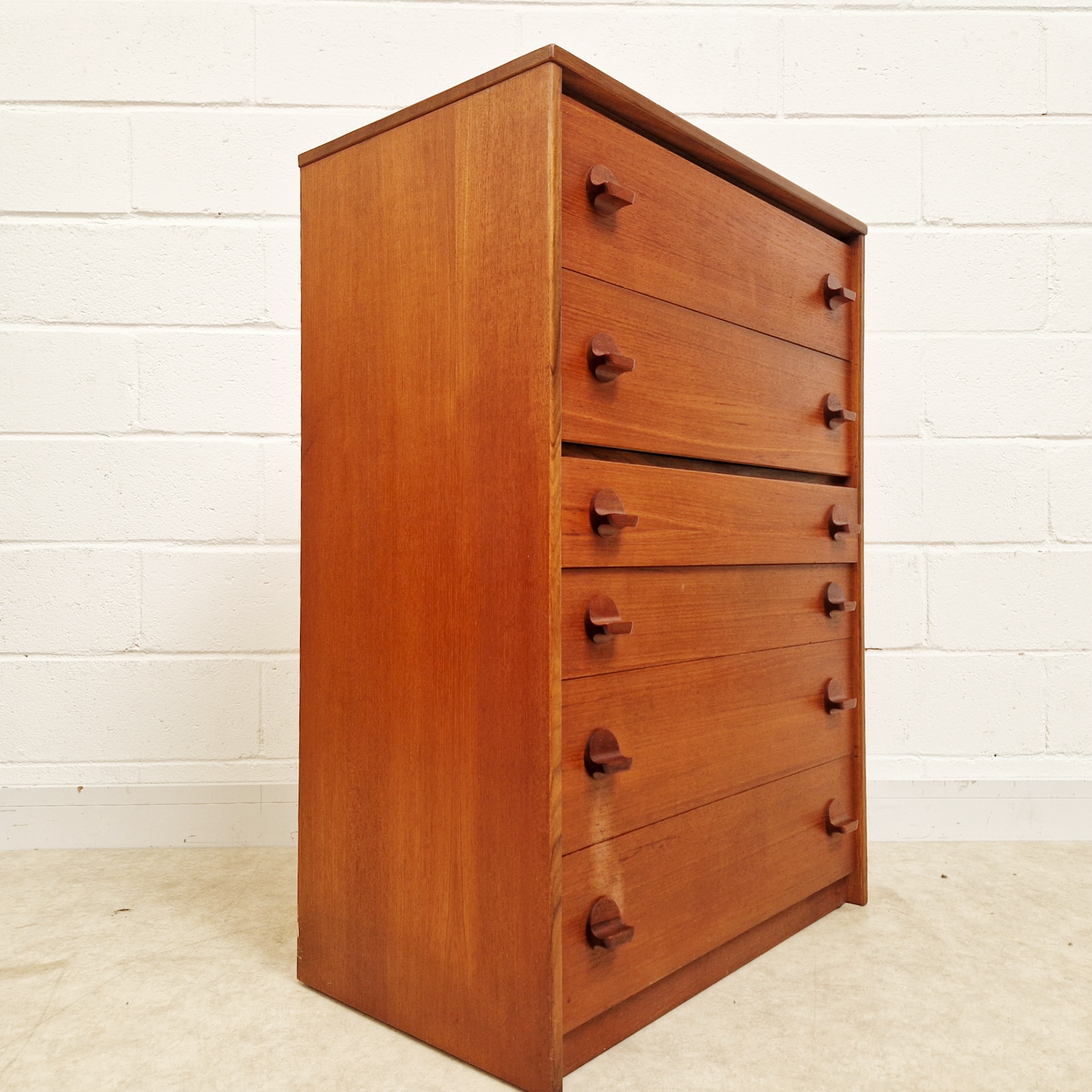 John & Silvia Read Stag Cantata Vintage Mid Century Danish Design Chest Drawers