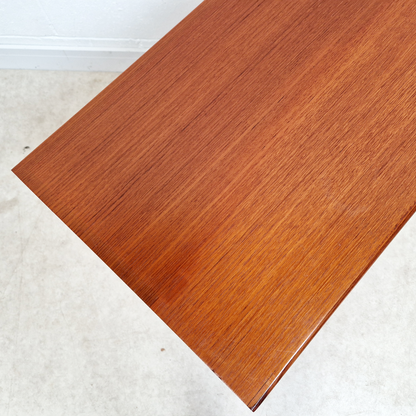 G Plan Fresco Red Label Vintage Mid Century Pyramid Teak Compact Sideboard Cabinet