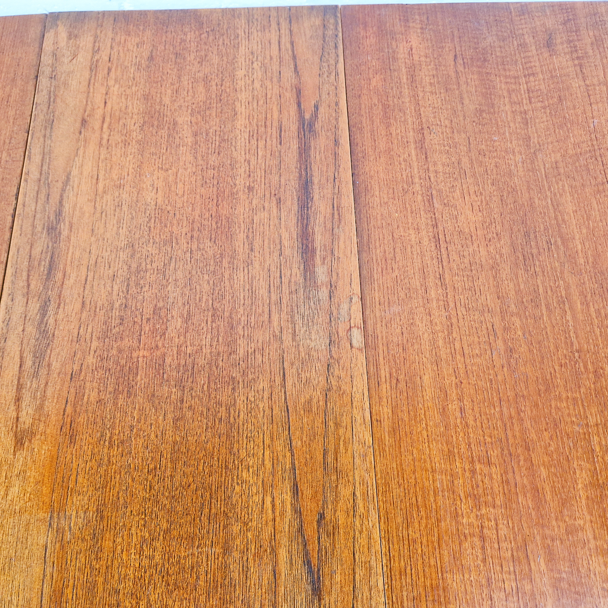 Vintage Mid Century 1960s Teak Danish Design Drop Leaf Dining Table
