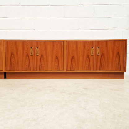 G Plan Fresco Vintage Mid Century Pyramid Teak Danish Design Extended Sideboard LP Storage PG339