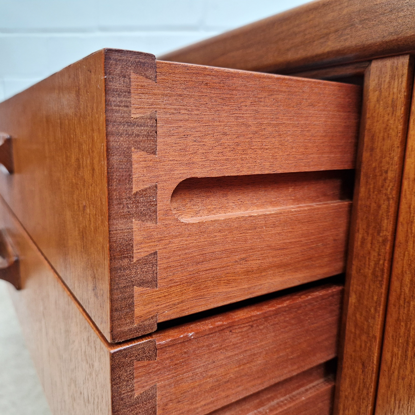 G Plan Sierra Red Label Vintage Mid Century Teak Danish Design Retro Long John Sideboard PG332