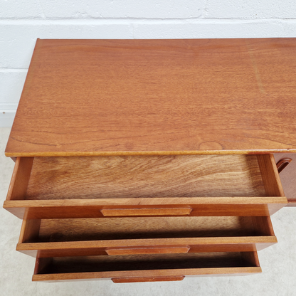 Nathan Vintage Mid Century Medium Teak Sideboard Entertainment Centre