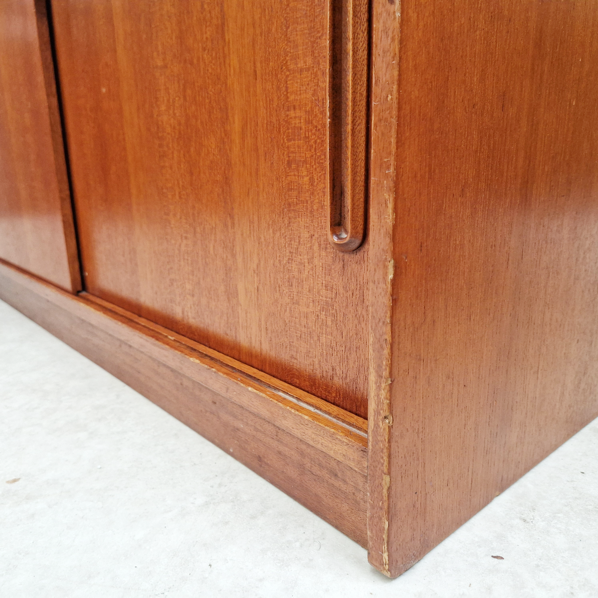 Nathan Vintage Mid Century Medium Teak Sideboard Entertainment Centre