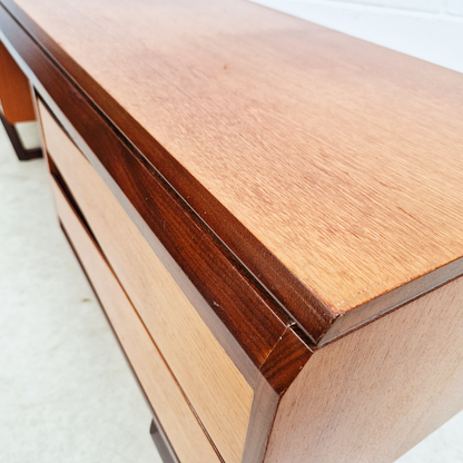 White & Newton Vintage Mid Century Nordic Design Desk Vanity