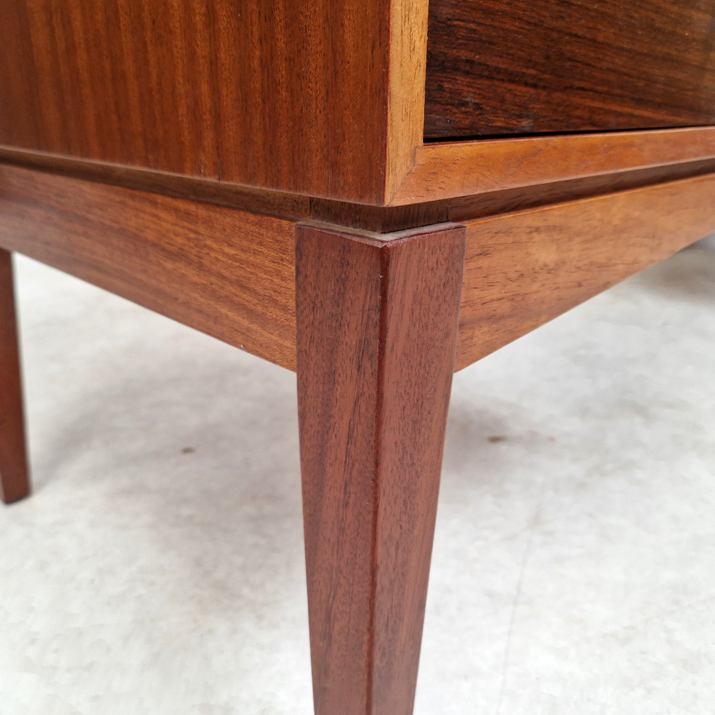 Gunther Hoffsted for Uniflex Vintage Mid Century Teak & Walnut 1960s Danish Design Desk PG341