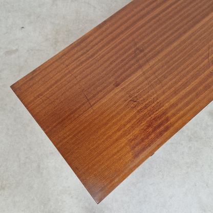 Gunther Hoffsted for Uniflex Vintage Mid Century Teak & Walnut 1960s Danish Design Desk PG341