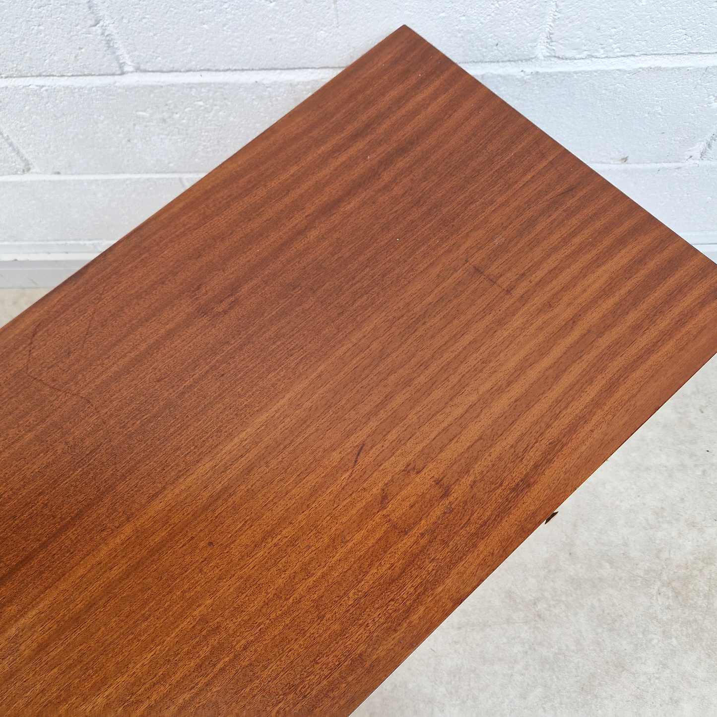 Gunther Hoffsted for Uniflex Vintage Mid Century Teak & Walnut 1960s Danish Design Desk PG341