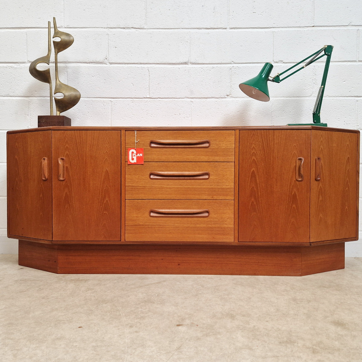 V.B Wilkins G Plan Red Label Vintage Mid Century Danish Design Sideboard Credenza PG318