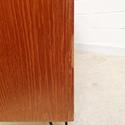 Morris Vintage Mid Century Medium Teak Danish Design Sideboard Buffet Credenza