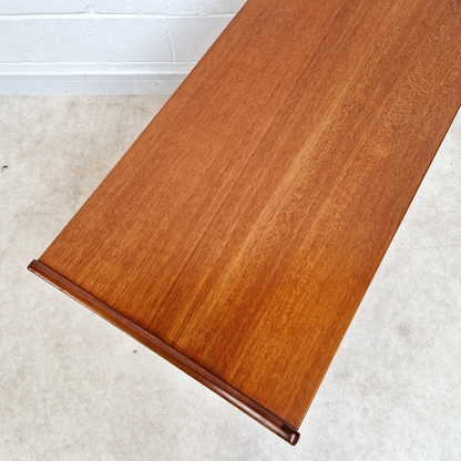 Nathan Vintage Mid Century Medium Teak Compact Sideboard Entertainment Unit