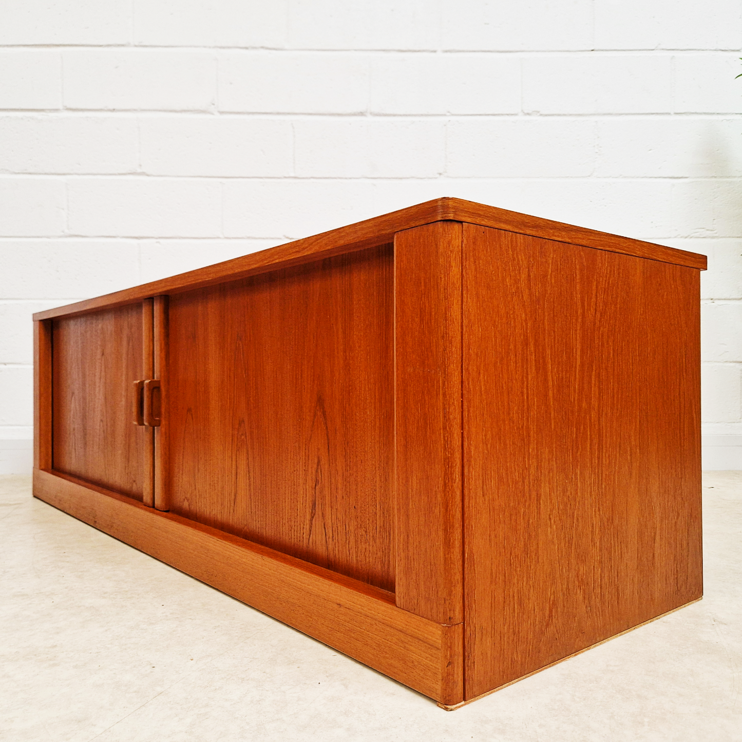 G Plan Vintage Mid Century Pyramid Teak Sideboard Media Unit LP Storage PG326