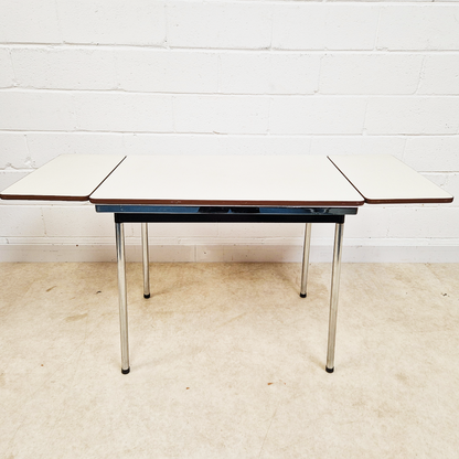 Tavo Meubel Vintage 1960s Formica & Chrome Extending Dining Kitchen Table & Chair Set