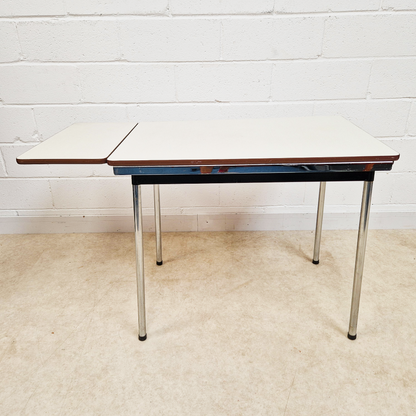 Tavo Meubel Vintage 1960s Formica & Chrome Extending Dining Kitchen Table & Chair Set