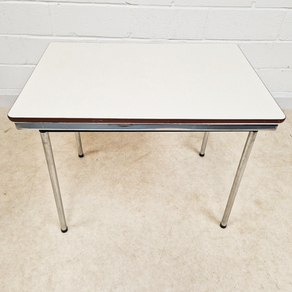 Tavo Meubel Vintage 1960s Formica & Chrome Extending Dining Kitchen Table & Chair Set