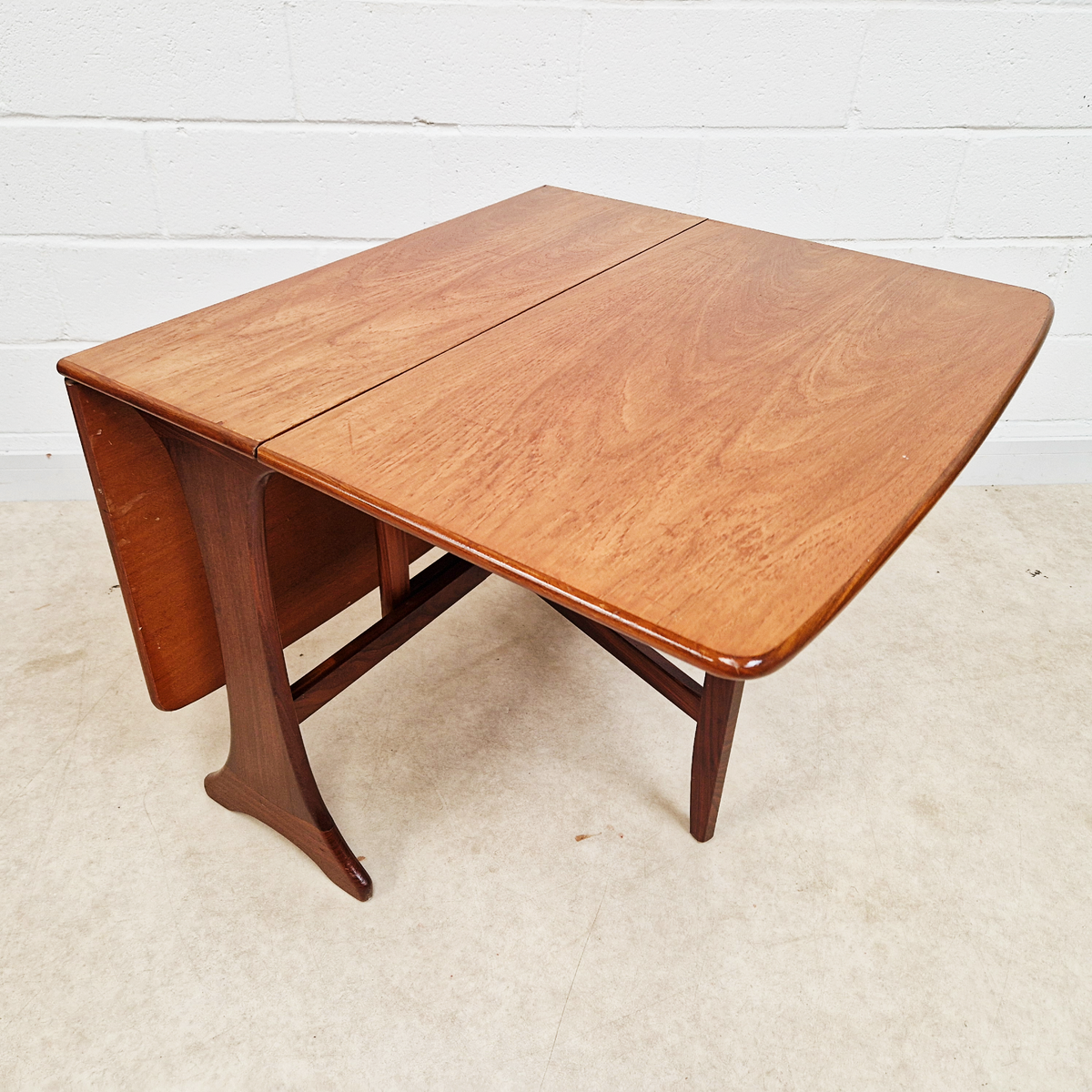 G Plan Fresco Danish Design Vintage Medium Teak Mid Century Drop Leaf Table
