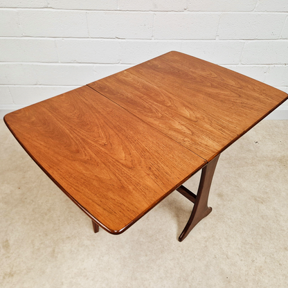 G Plan Fresco Danish Design Vintage Medium Teak Mid Century Drop Leaf Table