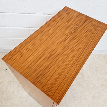 Schreiber Mid Century Vintage Danish Design Tallboy Retro Chest Drawers