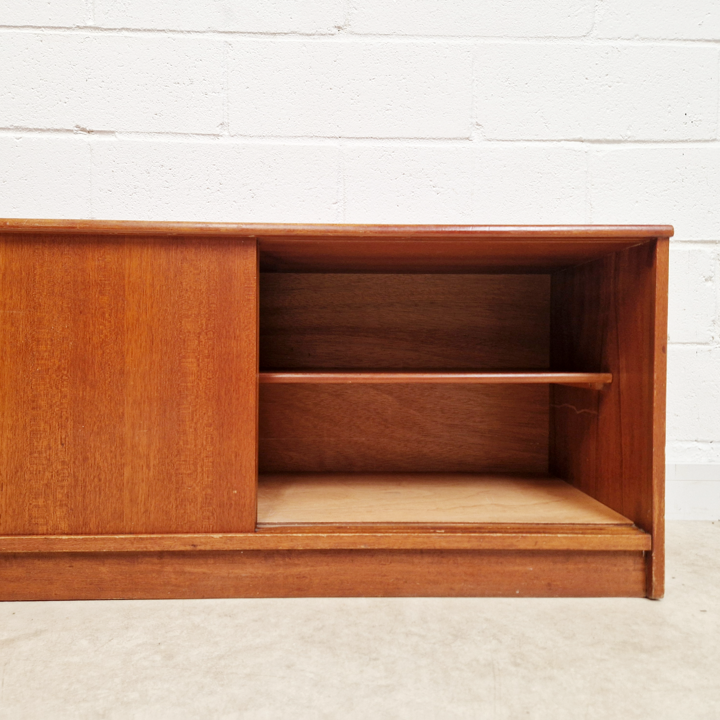Nathan Vintage Mid Century Medium Teak Sideboard Entertainment Centre