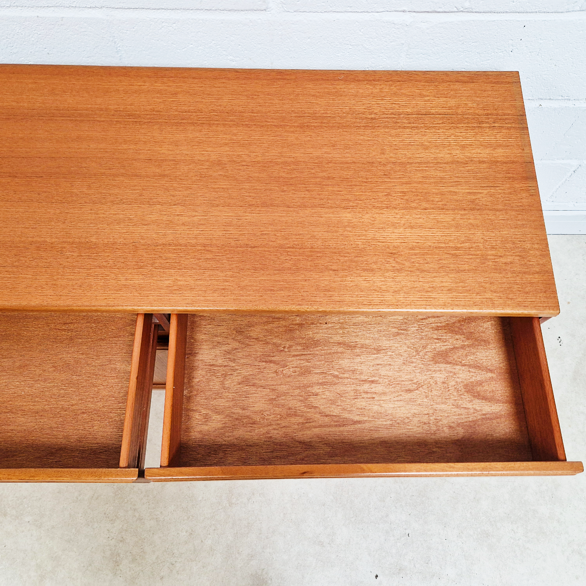 McIntosh Vintage Mid Century Golden Teak Long John Sideboard Buffet Credenza