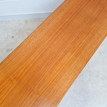 Vintage Mid Century Golden Teak Danish Design Sideboard Credenza