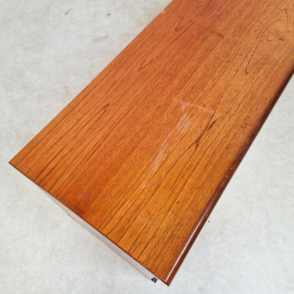 Meredew Vintage Mid Century Danish Design Pyramid Teak Long Sideboard Buffet Credenza PG350