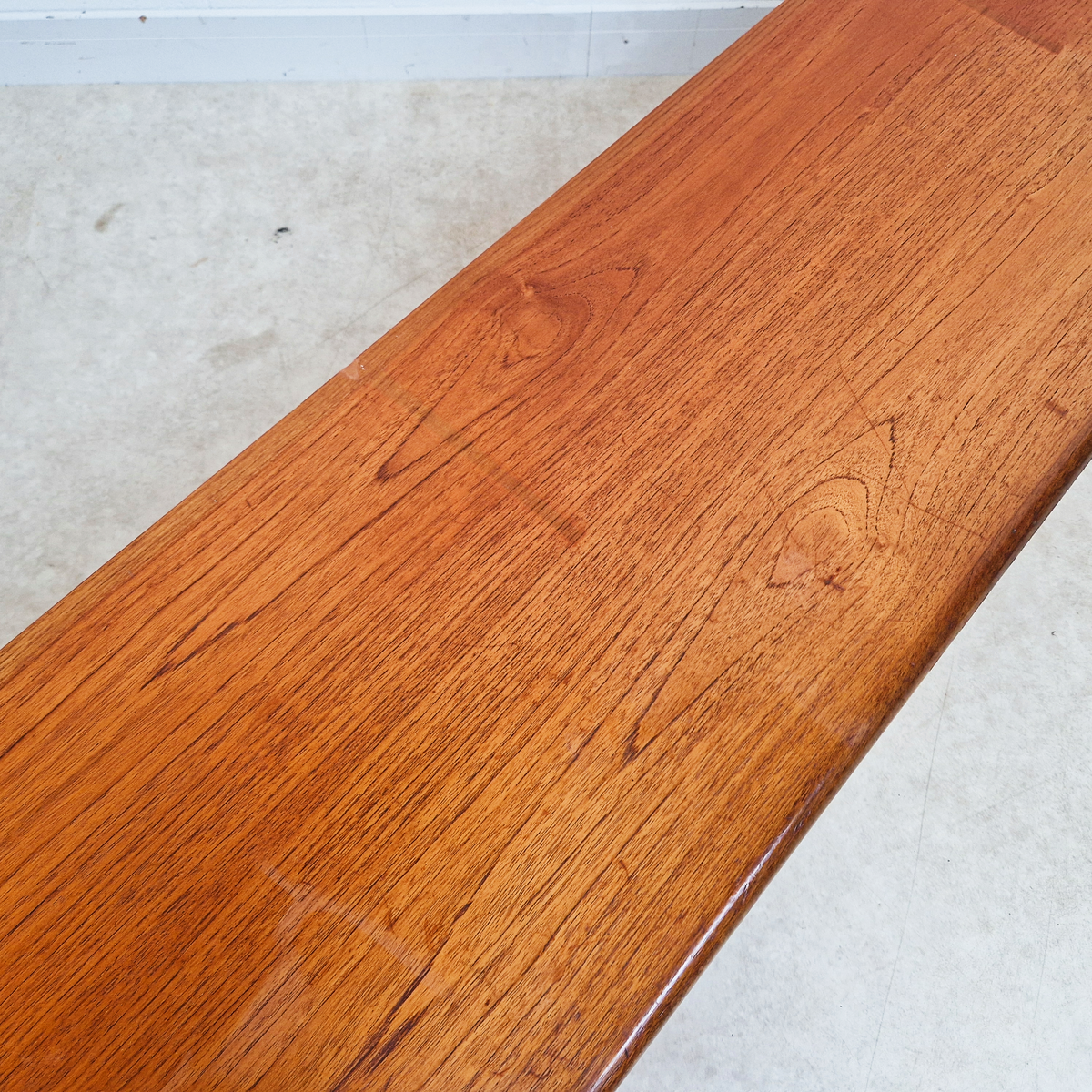 Meredew Vintage Mid Century Danish Design Pyramid Teak Long Sideboard Buffet Credenza PG350