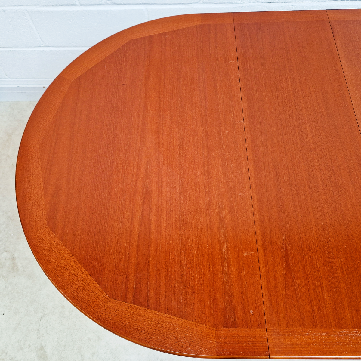 G Plan Vintage Mid Century Medium Teak Danish Design Drop Leaf Oval Dining Table