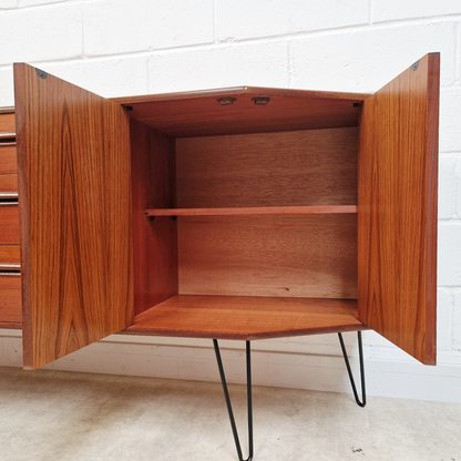V.B Wilkins for G Plan Vintage Mid Century Danish Design Medium Teak Sideboard Credenza