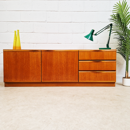McIntosh Vintage Mid Century Danish Design Medium Teak Retro Sideboard Credenza