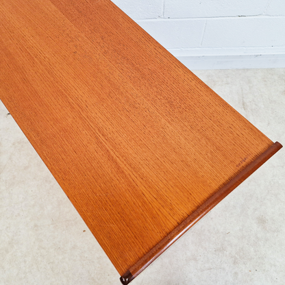 Nathan Vintage Mid Century Medium Teak Compact Sideboard Entertainment Unit