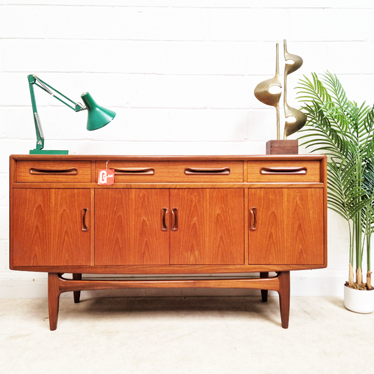 V.B Wilkins G Plan Fresco Pyramid Teak Vintage Danish Design Mid Century Sideboard Credenza