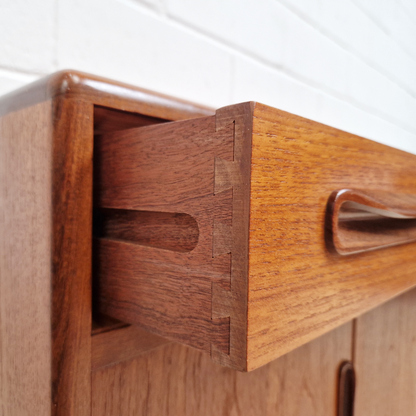 V.B Wilkins G Plan Fresco Pyramid Teak Vintage Danish Design Mid Century Sideboard Credenza
