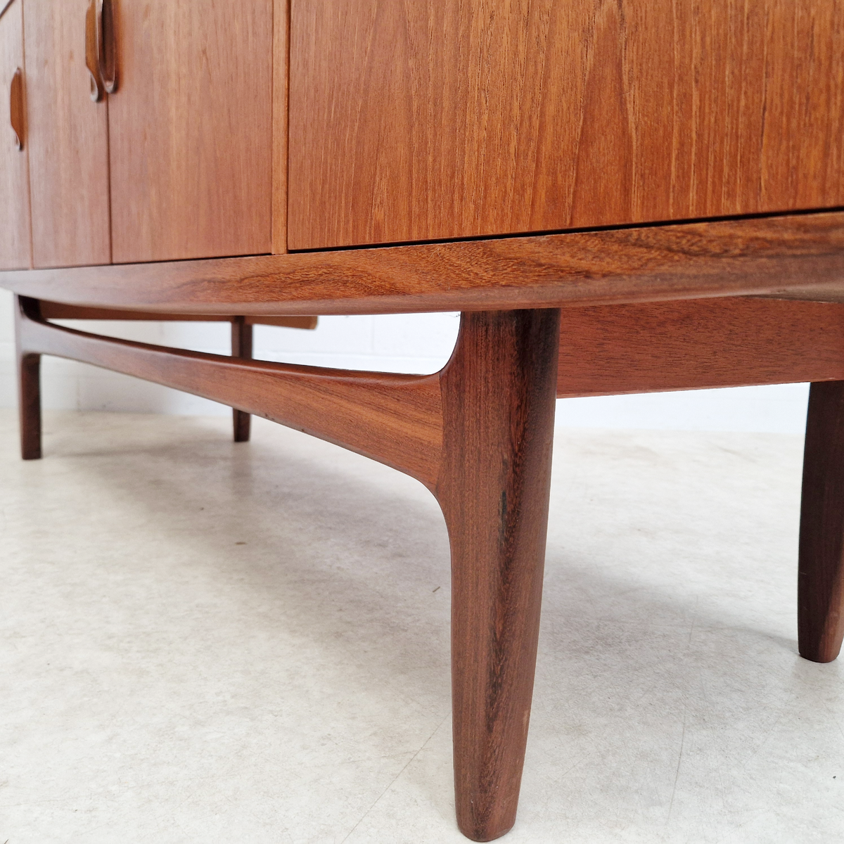 V.B Wilkins G Plan Fresco Pyramid Teak Vintage Danish Design Mid Century Sideboard Credenza