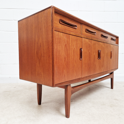 V.B Wilkins G Plan Fresco Pyramid Teak Vintage Danish Design Mid Century Sideboard Credenza