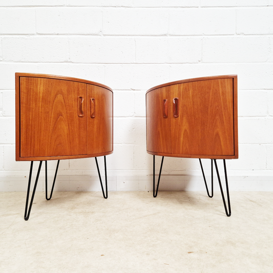 G Plan Fresco Vintage Mid Century Medium Teak Retro Corner Piece - PAIR