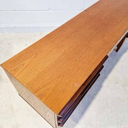 Avalon Vintage Mid Century Medium Teak Danish Design Desk Office Home