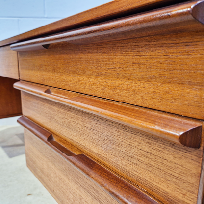 Avalon Vintage Mid Century Medium Teak Danish Design Desk Office Home
