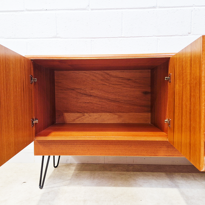 G Plan Herringbone Red Label Vintage Mid Century Danish Design Sideboard Buffet Credenza
