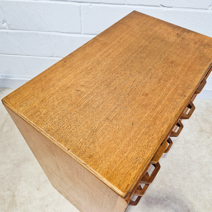 G Plan Egomme Gold Label 1960s Half Tallboy Brandon Chest of Drawers