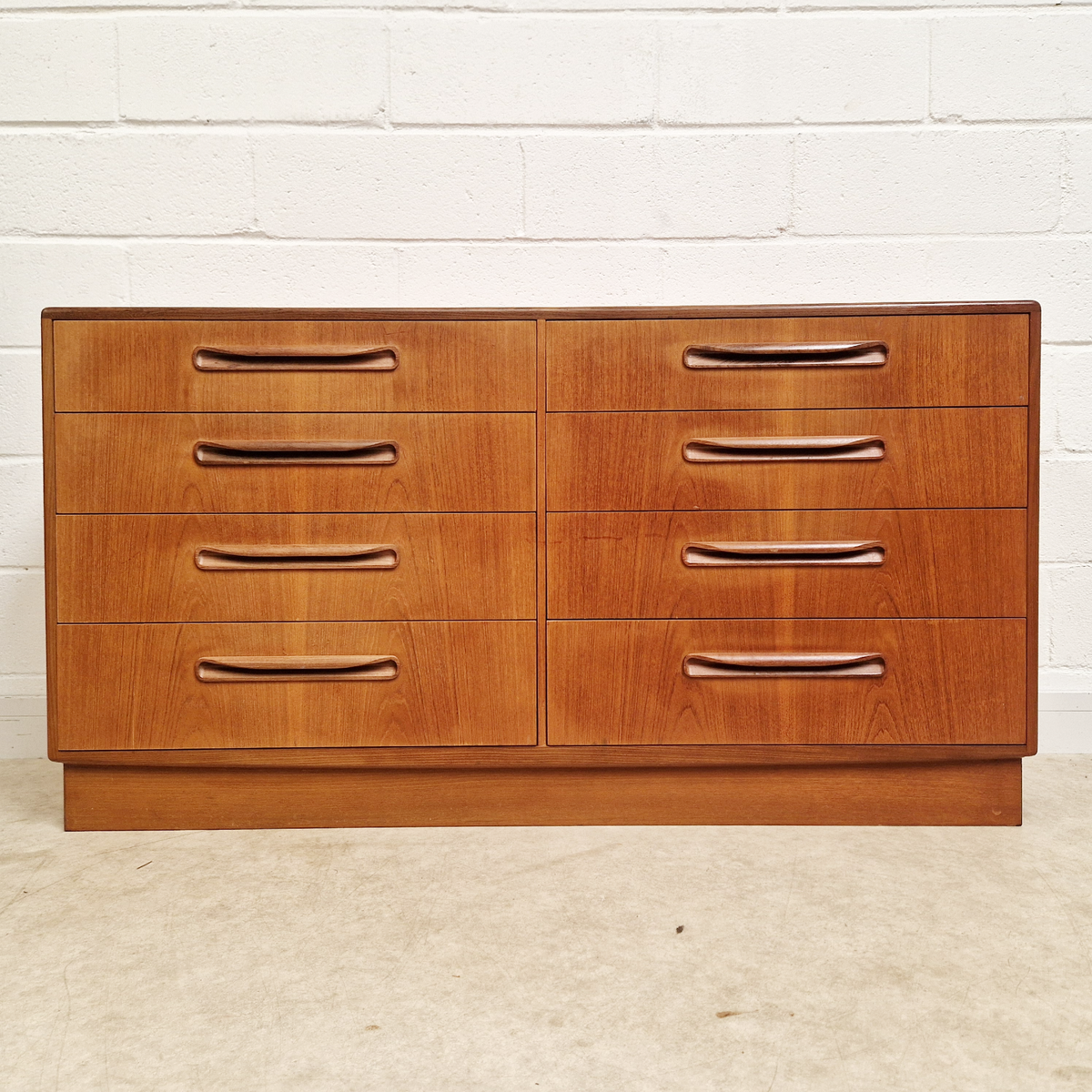 V.B Wilkins For G Plan Vintage Mid Century Danish Design Double Chest Drawers Sideboard